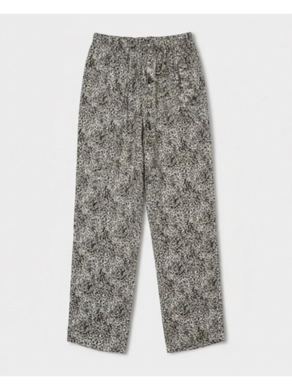 Leopard Print Pajama Pants - Silky Lounge Trousers - Large elastic silky soft